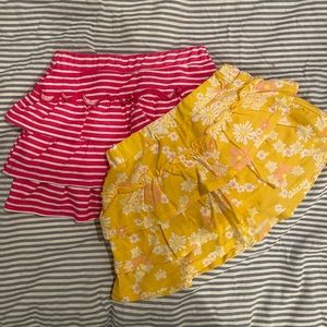 Pair of Spring Skorts NWOT